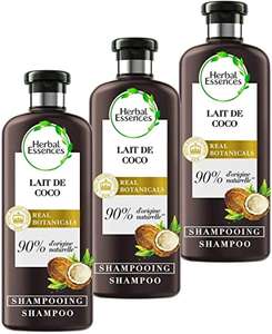 Lot de 3 Shampoings Herbal Essences Pure Lait de Coco - 3 x 250ml