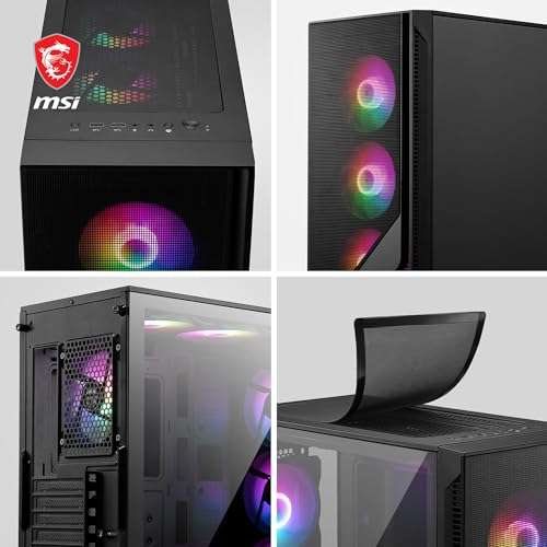 Boîtier PC Gaming MicroATX Mars Gaming MC-S1 Noir, Eclairage ARGB,  Ventilateur FRGB - Boitier PC - Achat & prix