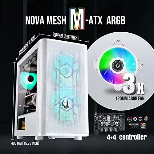 Boîtier PC Bitfenix nova mesh SE - M-ATX mini tour (vendeur tiers)