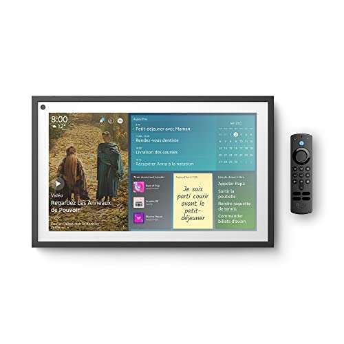 Écran connecté Full HD 15,6" Echo Show 15 + Télécommande - avec Alexa et Fire TV intégré