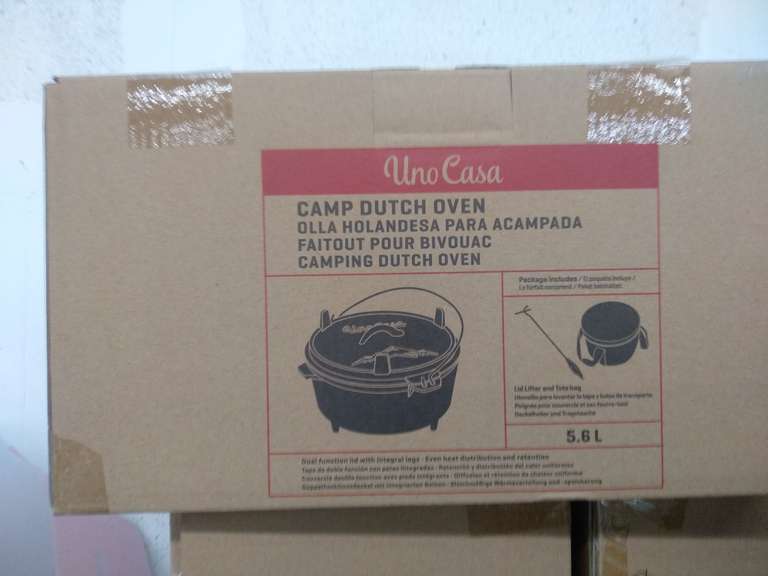 Marmite de Camping Dutch Oven en cast iron (fonte) - 5.6 L - Tourcoing (59)