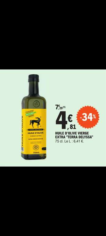 Huile d'olive vierge extra  Terra Delyssa France - Huile d'olive
