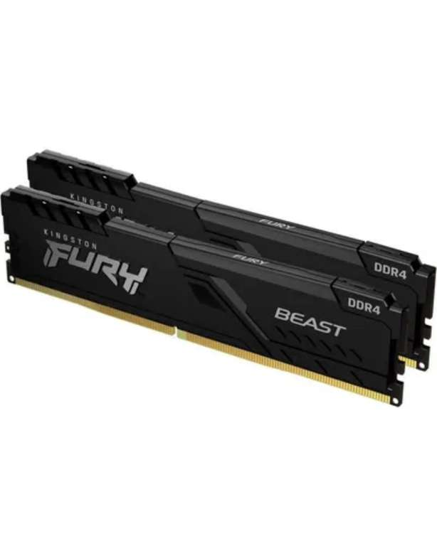 Mémoire RAM Kingston Fury Beast - 32Go (2x16) CL16 DDR4 3200MHZ