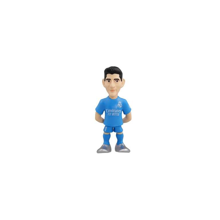 MINIX Real Madrid – Pack De 5 Figurines 7 Cm – Courtois, Vinicius, Bellingham, Carvajal, Mbappé – Sous Licence Officielle – PVC