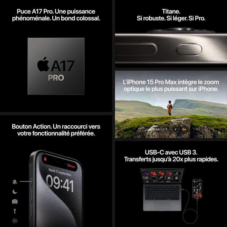 iPhone 15 Pro - Toutes les fonctionnalités du bouton Action -   Magazine