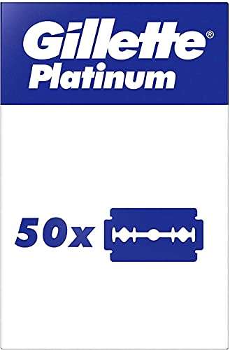 Lot de 50 lames de rasoir Gillette Platinum