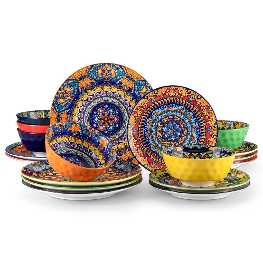 Service de table en porcelaine pour 6 personnes Vancasso KRVI - 18 pièces (vendeur tiers)