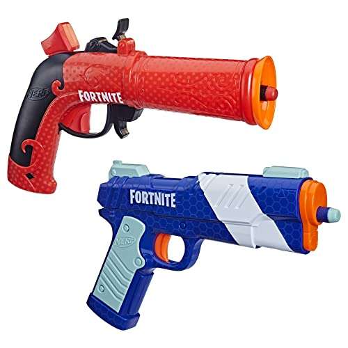 Pack 2 blasters Nerf Fortnite Elite + 6 fléchettes