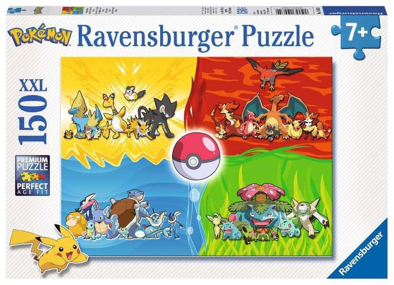 Puzzle Ravensburger Les différents types de Pokémon - 150 pièces