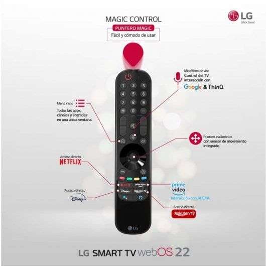 TV 43" LG 43NANO766QA - LED NanoCell 4K, HDR10 Pro, SmartTV WebOS 22