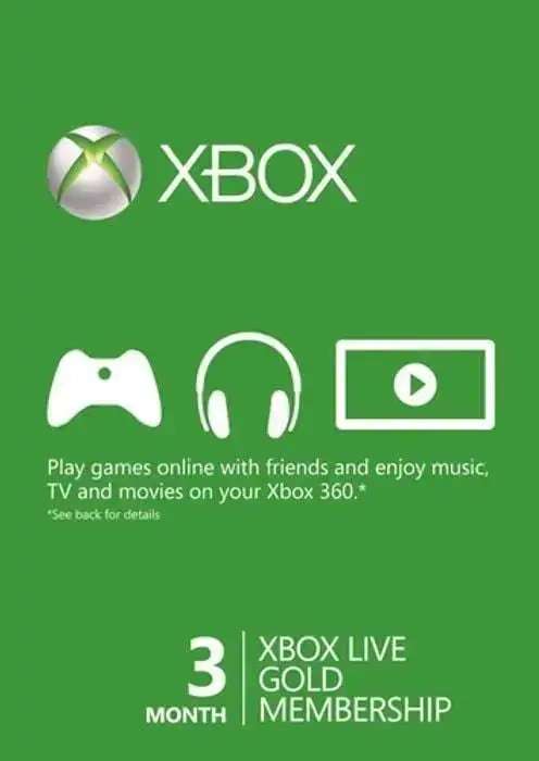 Abonnement de 3 mois au Xbox Live Gold ou prolongement de 50 jours en abonnement Ultimate (Dématérialisé)