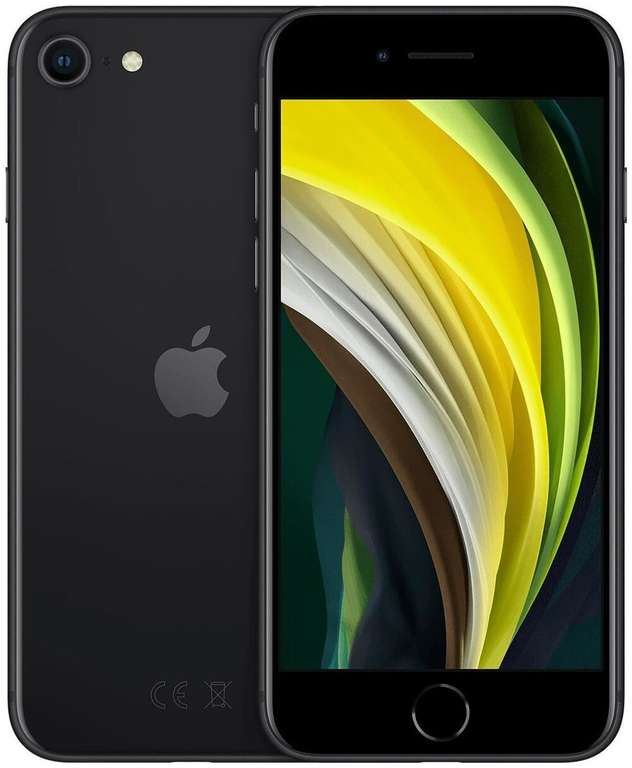 Smartphone 4.7" Apple iPhone SE 2020 - HD+, 3 Go de RAM, 128 Go, noir