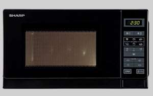 Micro-ondes grill Sharp R-742BKW - 25L, Noir