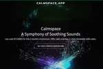 3 mois de Premium offert pour l'application Calmspace : Sons de sommeil et relaxation - Sur iOS (Premiers 1000 bénéficiaires)