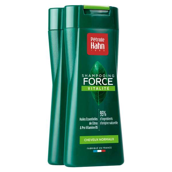 Lot de 2 shampoings Pétrole Hahn Force Vitalité - Différentes variétés, 2 x 250 ml (via 2,86€ sur la carte de fidélité)