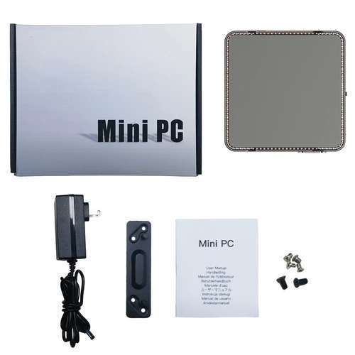 Mini PC GK3 Plus - Intel N95, RAM 16 Go, SSD 512 Go, WiFi 2.4/5G, 2x HDMI 4K + 1x VGA, 4x USB, LAN 1000 Mbps, Windows 11 Pro