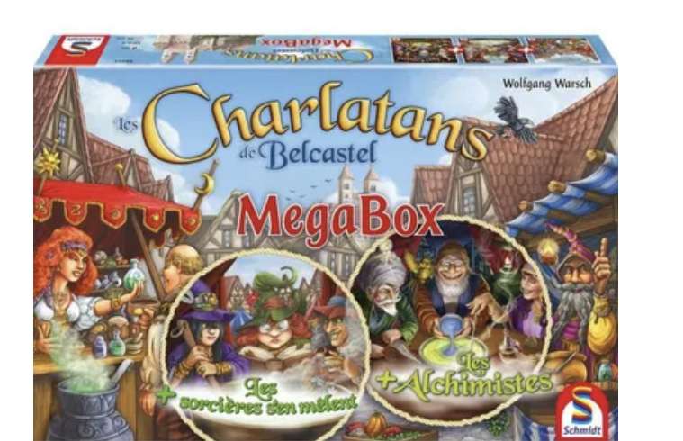 Jeu de société Charlatans de Belcastel - Mega Box
