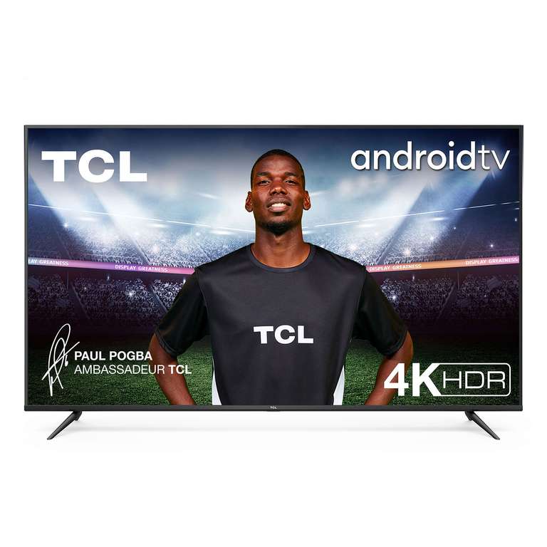 TV 55" TCL 55P615 - LED, 4K UHD, HDR, Android TV (Via retrait magasin)
