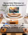 Barre de Son Ultimea Poseidon D50, Surround 5.1, +Caisson de Basse +HP Arrière, Bluetooth 5.3 (via coupon - vendeur tiers)