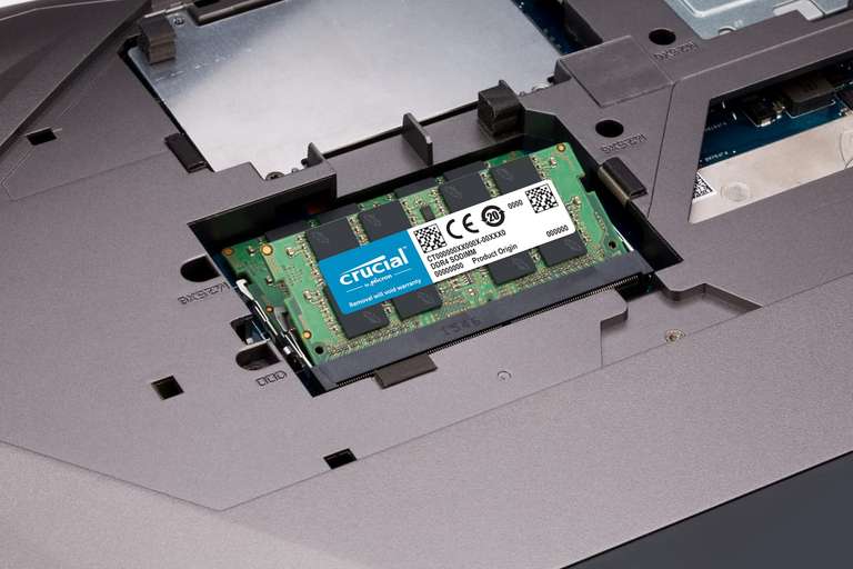 Barrette Mémoire RAM DDR4 So.Dimm Crucial CT16G4SFRA32A - 16 Go, 3200 MHz, CL22