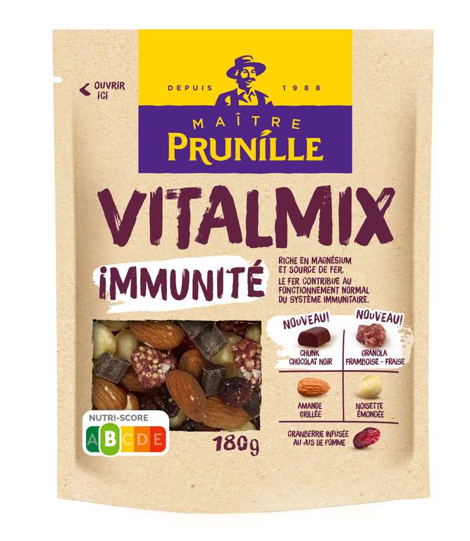 Mélange De Fruits Secs Maitre Prunille Vitalmix Immunité - 180g