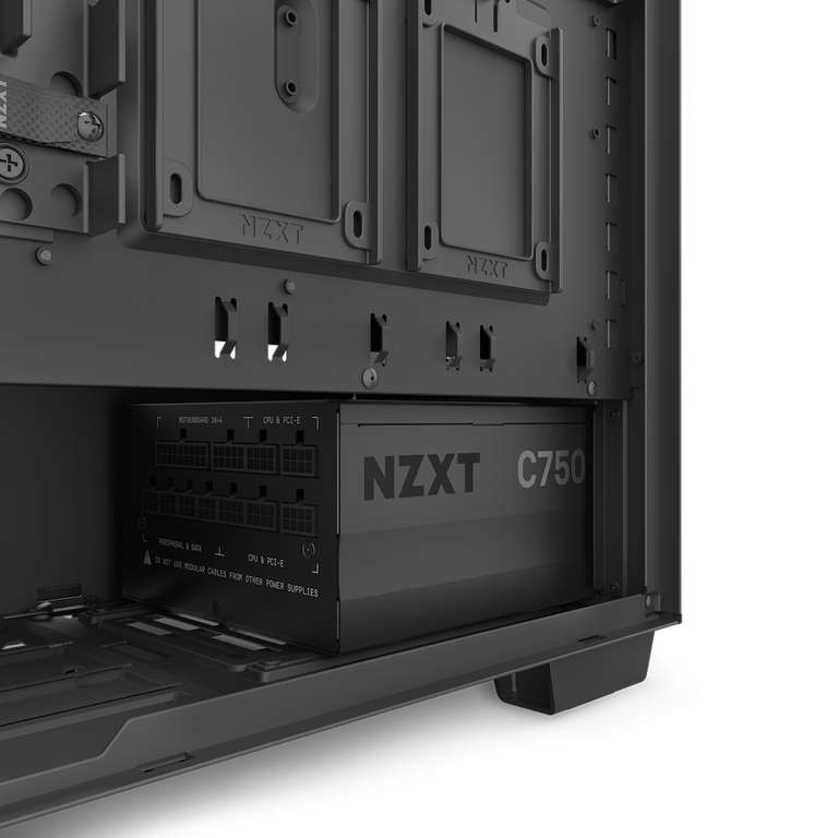 Alimentation PC modulaire NZXT c750w - 80+ gold, 750W