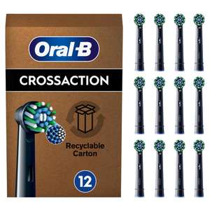 Pack de 12 Brossettes pour Brosse à dents électriques Oral-B Pro Cross Action Noire