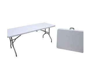 Table pliante multiusage blanc 1,80m
