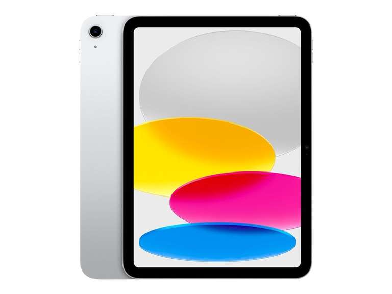 Tablette 10.9" Apple iPad 10 (2022) - WiFi, QHD+ Retina, A14 Bionic, 64Go, RAM 4Go, Bleu ou Argent + 3,80€ en RP