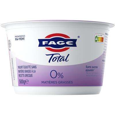 Yaourt grec Fage Total 0% - 500 g 100% remboursé (via Shopmium)