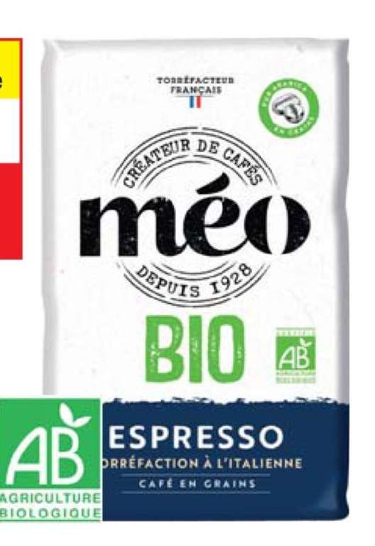Paquet de 1kg de café en grain Méo Bio (1kg)