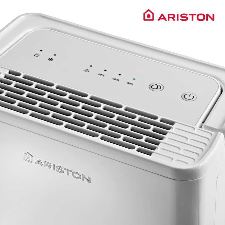 Déshumidificateur portable Ariston Deos 12 - 35 m², 12L, blanc