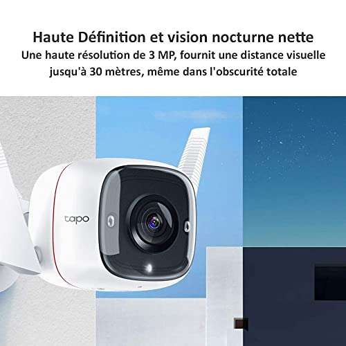 Caméra de surveillance WiFi extérieure TP-Link Tapo C310