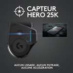 Souris gaming sans fil Logitech G502 Hero Lightspeed Wireless - Noir