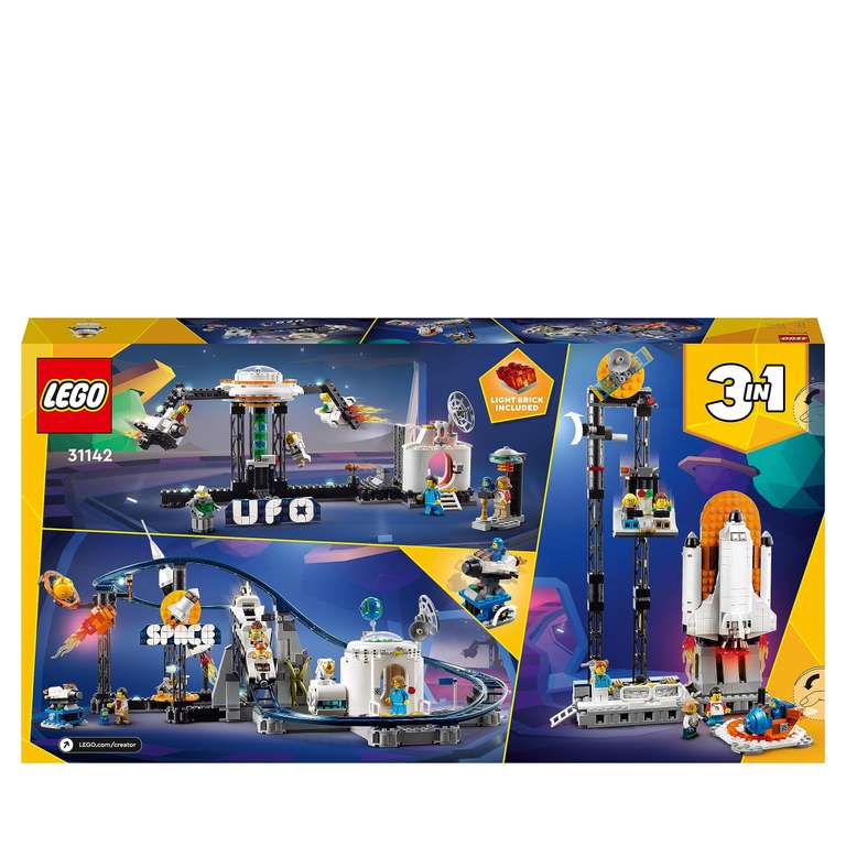 LEGO Creator 3 en 1 - Les montagnes russes de l’espace (31142)