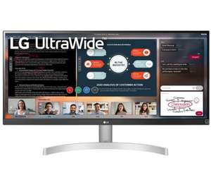 Écran PC 29" LG 29WN600-W - UltraWide, 75 Hz, WFHD IPS FreeSync, HDR 400, haut parleurs integré