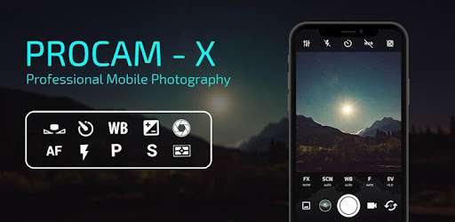Application ProCam-X HD gratuite sur Android