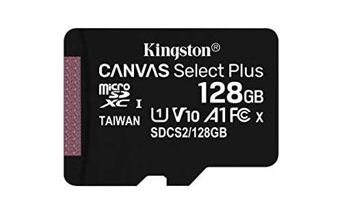 Carte mémoire Micro SD Kingston Canvas Select Plus - 128 Go