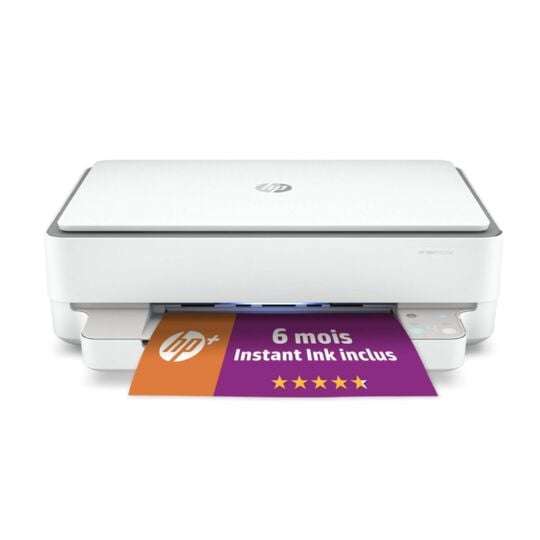 Imprimante multifonction HP Envy 6020e + 6 mois Instant Ink offert (Via 10€ sur la carte de fidélité)