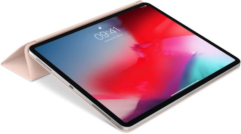 Etui officiel Apple Smart Folio pour Tablette iPad Pro 12.9" (2018) - Pink Sand