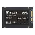 SSD interne 2.5" Verbatim Vi550 S3 - 512Go, 3D NAND