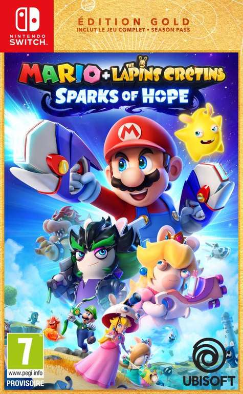 Mario + The Lapins Crétins Sparks of Hope Gold édition sur Nintendo Switch