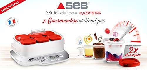 Yaourtière multi délices express Seb YG660100 - 6 pots