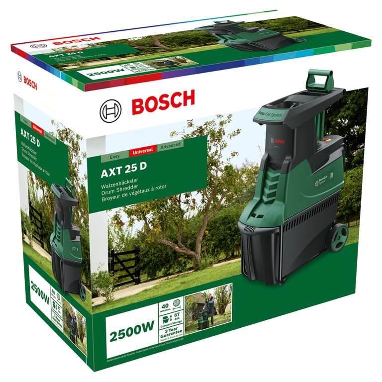 Broyeur à végétaux Bosch AXT 25 D - 2500W
