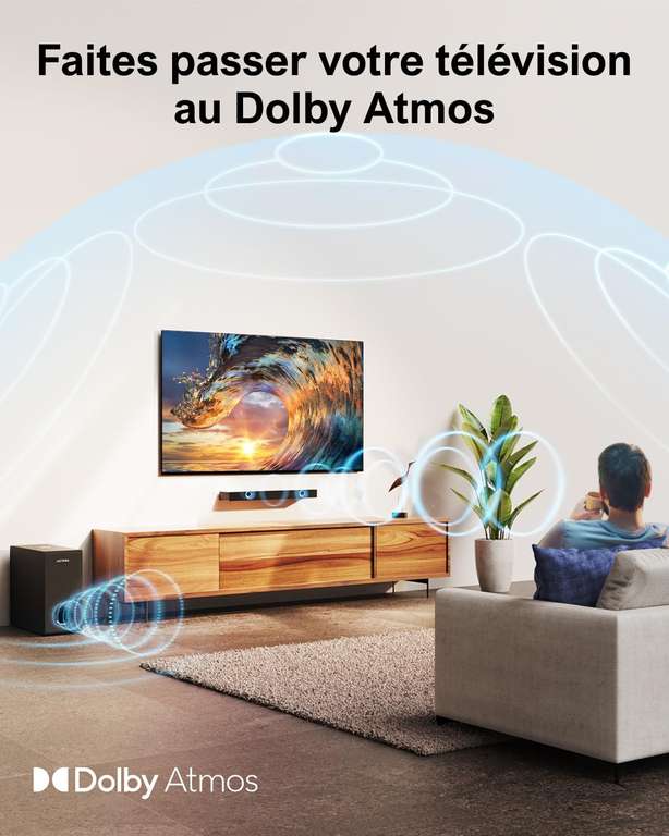 Barre De Son Dolby Atmos Ultimea S50 Nova (Via Coupon - Vendeur Tiers)