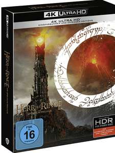 Coffret Blu-ray 4K Le Seigneur des Anneaux - Version Longue
