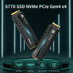 SSD interne M.2 NVMe 4.0 fanxiang S770 - 2 To, avec dissipateur Thermique (Via coupon - Vendeur Tiers)