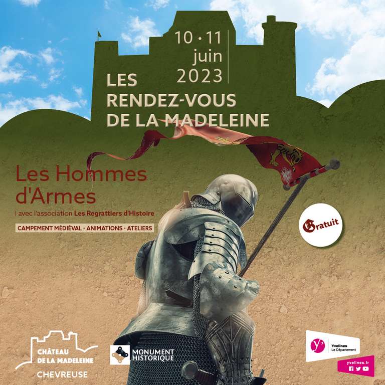 Initiation à l'Escrime Médiévale, Démonstrations de tir poudre & Animations gratuites - Château de la Madeleine, Chevreuse (78)