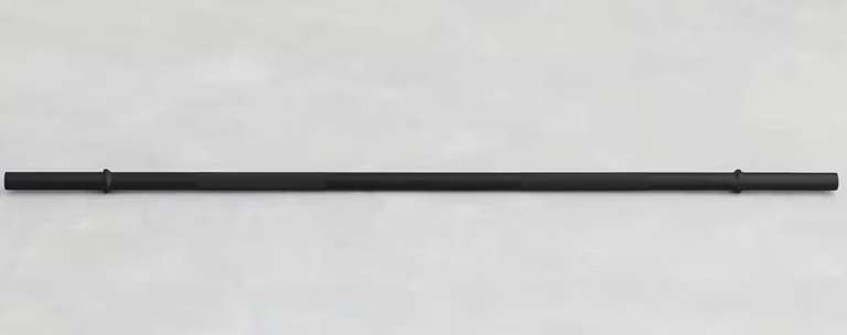 Barre Musculation Noire Creuse Corength - 130cm