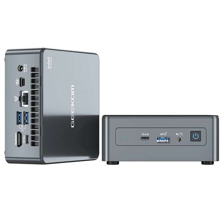 Mini PC Geekom IT11 - i7-11390H, 32 Go Ram, SSD 1 To, WIFI 6, BT 5.2, Display 4 écrans, lecteur de carte SD (Entrepôt EU)